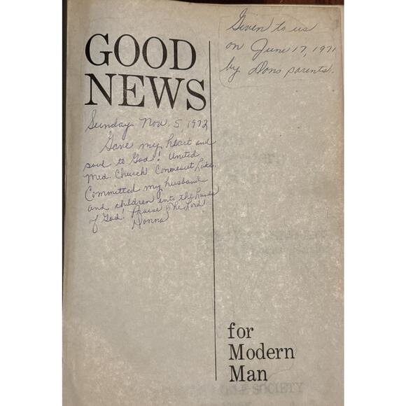 Good News For Modern Man New Testament Today's English Version Large Print READ - Picture 4 of 9